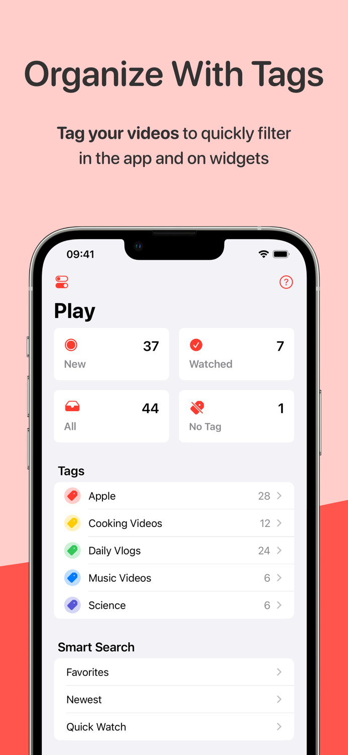 Play Save Videos Watch Later