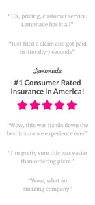 Lemonade Insurance screenshot #4 for iPhone