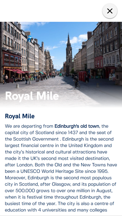 Scotland Tours App Screenshot