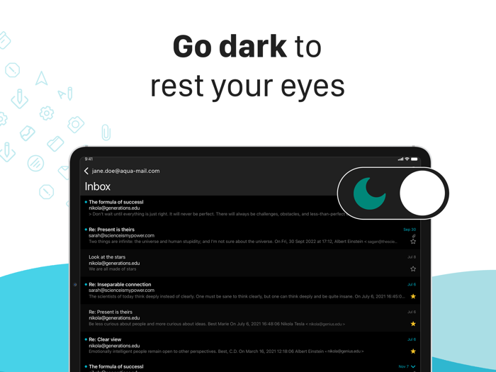 Email Aqua Mail Secure Client