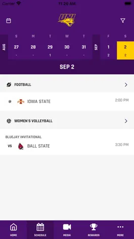 Game screenshot UNI Panther Athletics apk