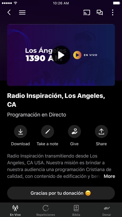Radio Inspiracion AM Screenshot
