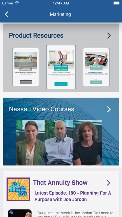 Nassau Agent App Screenshot