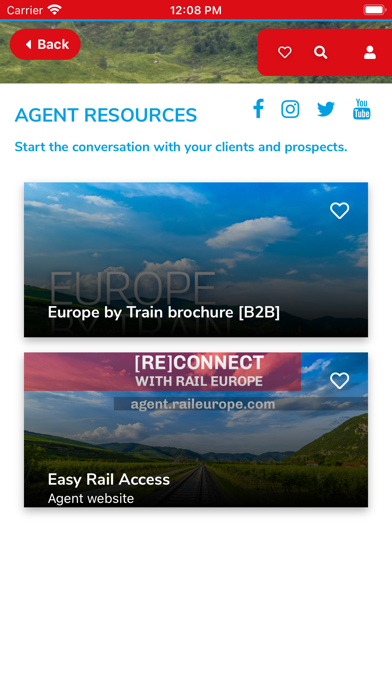 TRAC, by Rail Europe Screenshot