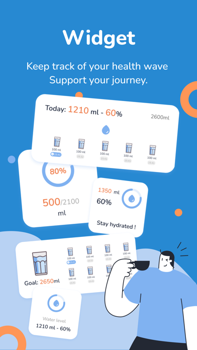 Water Tracker: Drink & Widgetsのおすすめ画像3