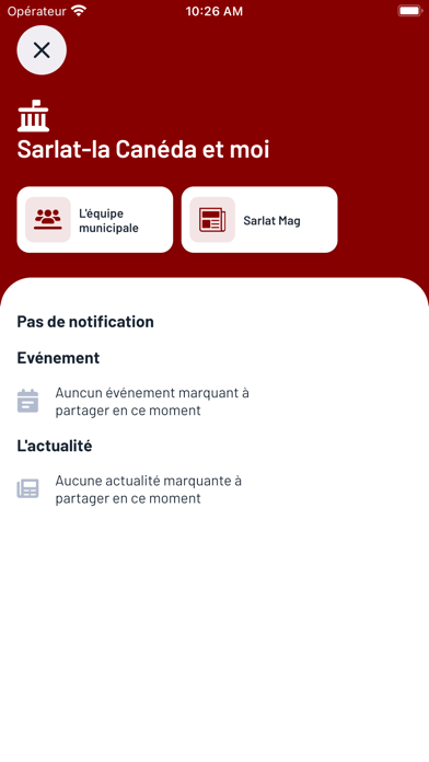 Sarlat l’appli Screenshot