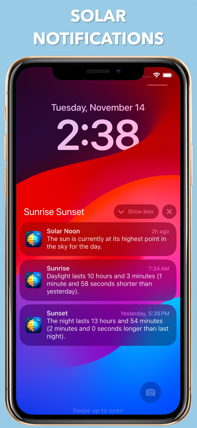 Sunrise Sunset Widget
