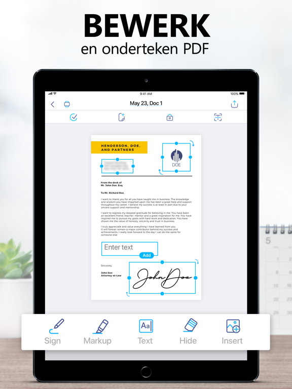 iScanner - PDF-Scanner iPad app afbeelding 3