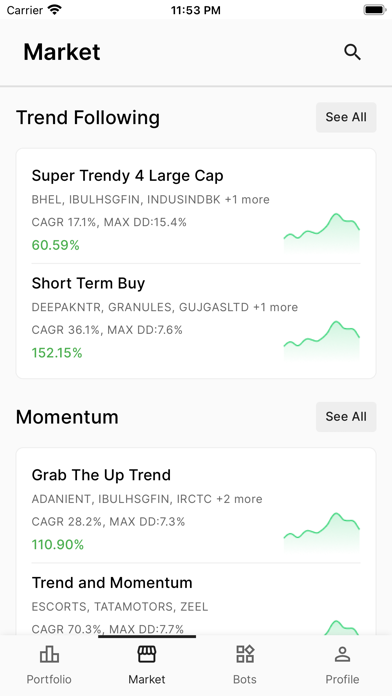 SpeedBot Trade Screenshot