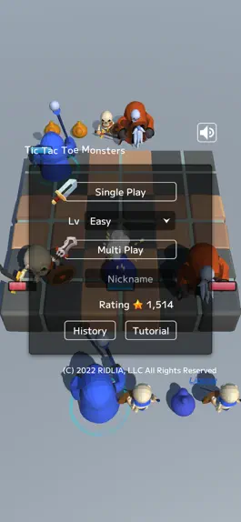 Game screenshot Tic Tac Toe Monsters apk