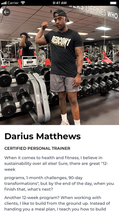 D1 fitness Screenshot