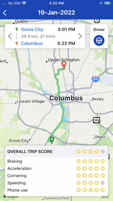 Nationwide Vantage 360 Fleet Screenshot