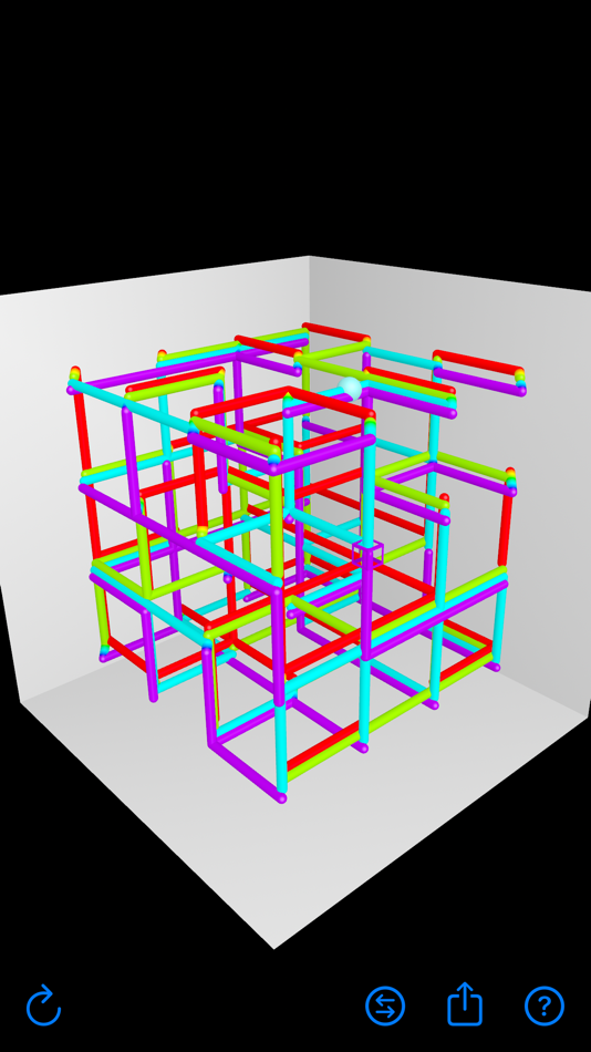 #2. 4D Maze (macOS) 由: Jeff Weeks