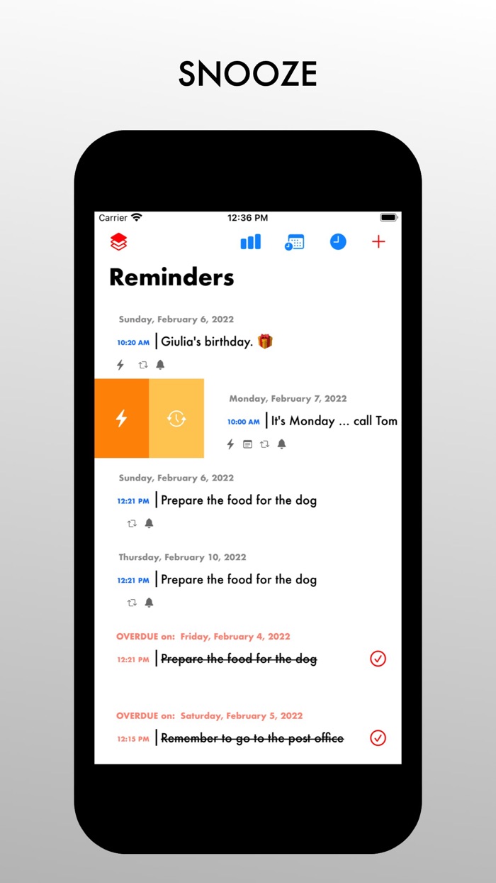 Gasti - reminders made simple