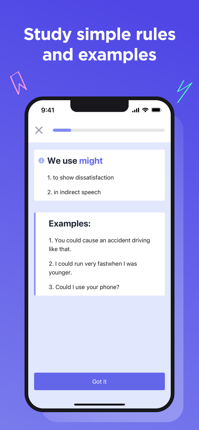 English Verbs Grammar test Pro