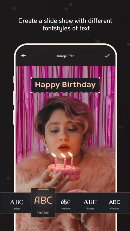 Birthday Movie Maker & Music screenshot-4