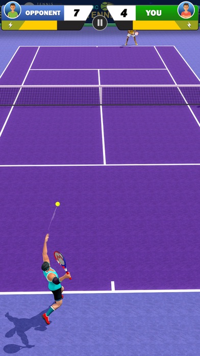 Tennis Super Star 3D Games Screenshot