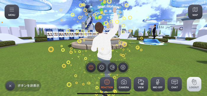 DOOR NTTグループのバーチャルイベントアプリ