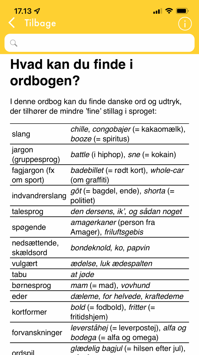 Danish Slang Dictionary