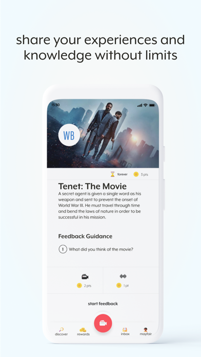 incu - simplify feedback Screenshot