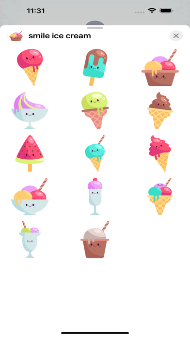 smile ice cream Screenshot
