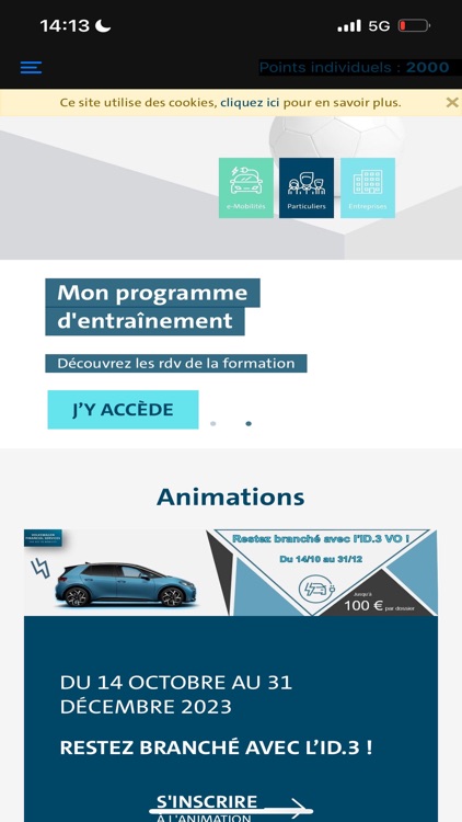VWFS Mon programme d'animation