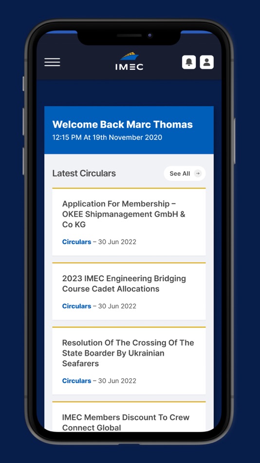 #1. IMEC APP (iOS) 由: International Maritime Employers’ Council Ltd.