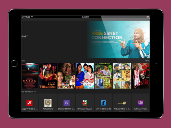 SSPlay iPad screenshot 4 - Entertainment app