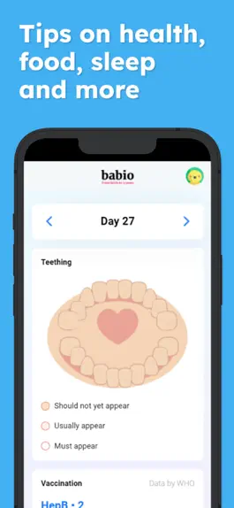 Game screenshot Babio · Daily baby checkup hack