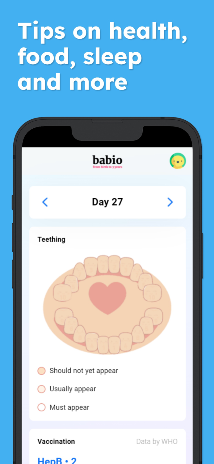 Babio · Daily baby checkup