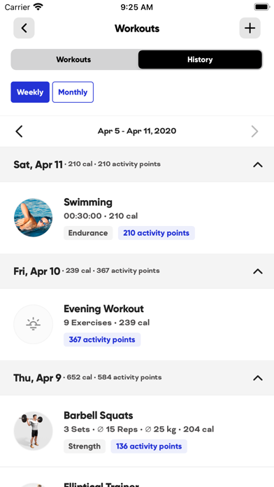 Plus Fitness Screenshot