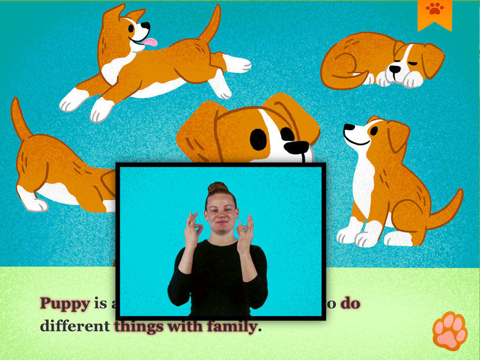 #5. A Day in Puppys Life (iOS) 由: Gallaudet University