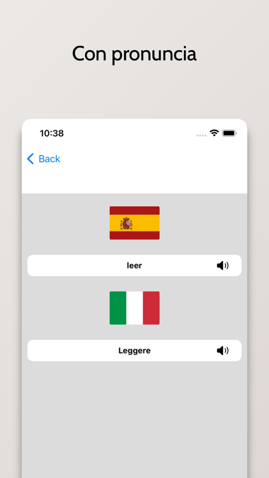 Spagnolo-Italiano Dizionario Screenshot