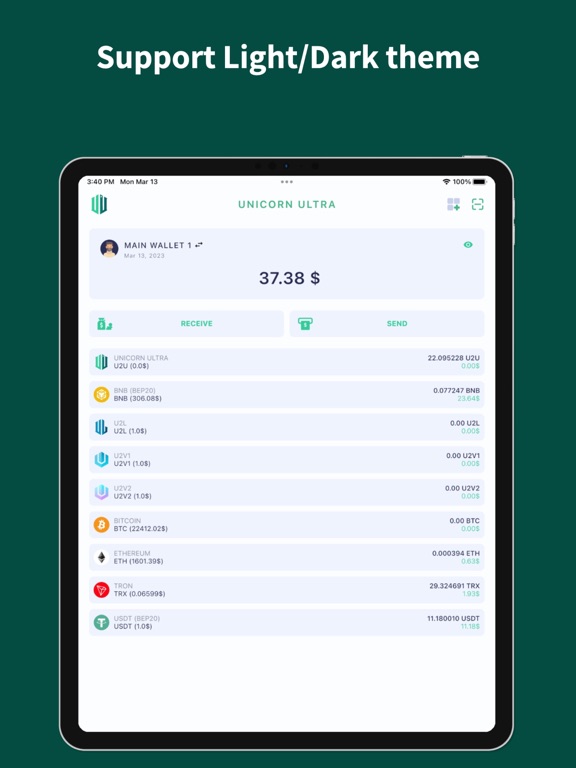 U2U Wallet iPad screenshot 4 - Business app