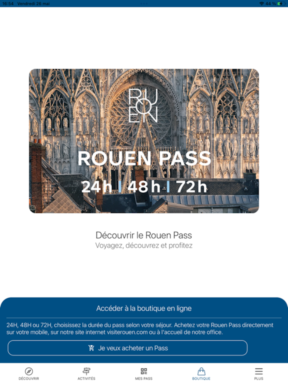 Rouen Pass iPad screenshot 3 - Travel app