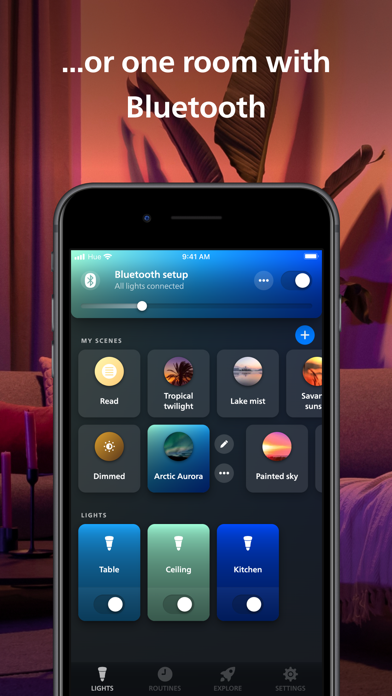 Philips Hue Screenshot