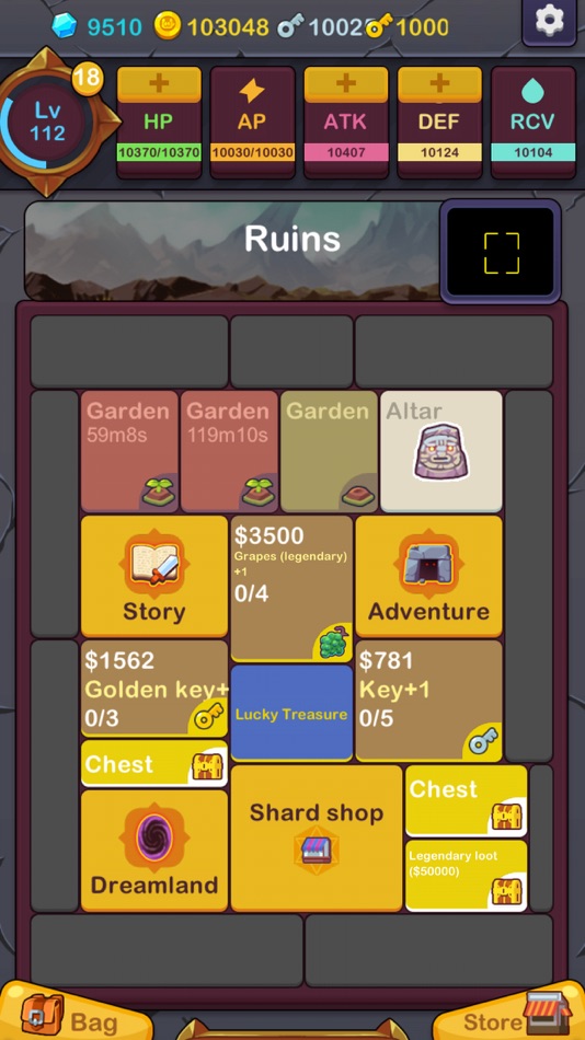 #8. Minimal Dungeon RPG: Awakening (iOS) 由: CapPlay Interactive Inc.
