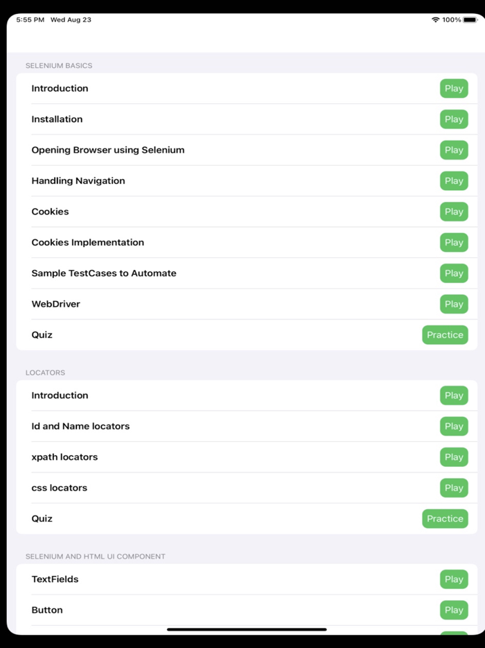Selenium  Testing Course