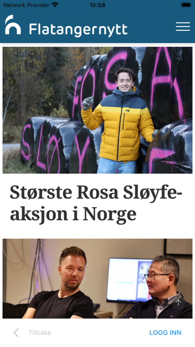 Flatangernytt Screenshot
