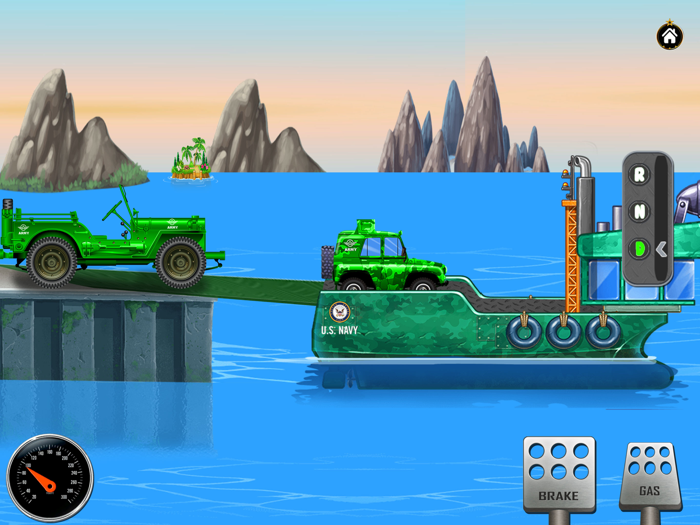 Army Vehicle Transporter Truck