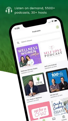 Game screenshot The Wellness Couch Podcast App apk
