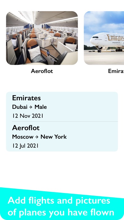 Airbeen: mark planes you flew