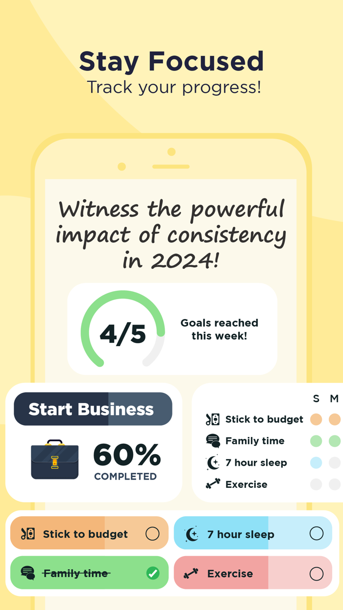 Goal Setting Tracker Planner