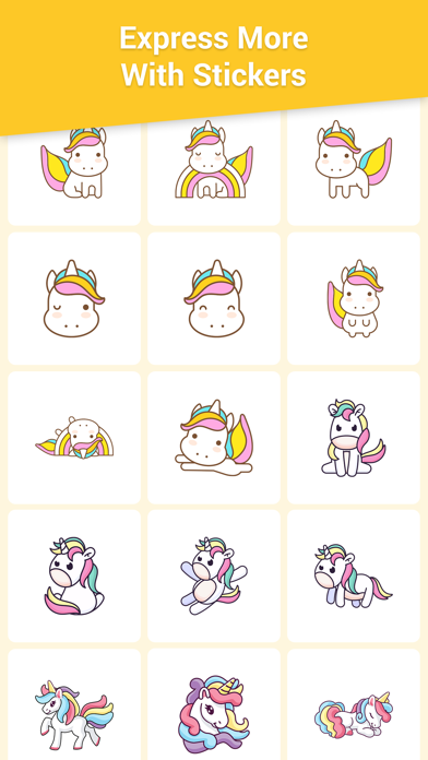 Screenshot #3 pour Rainbow Horse Emojis