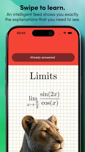 SwipeMath AI screenshot 2
