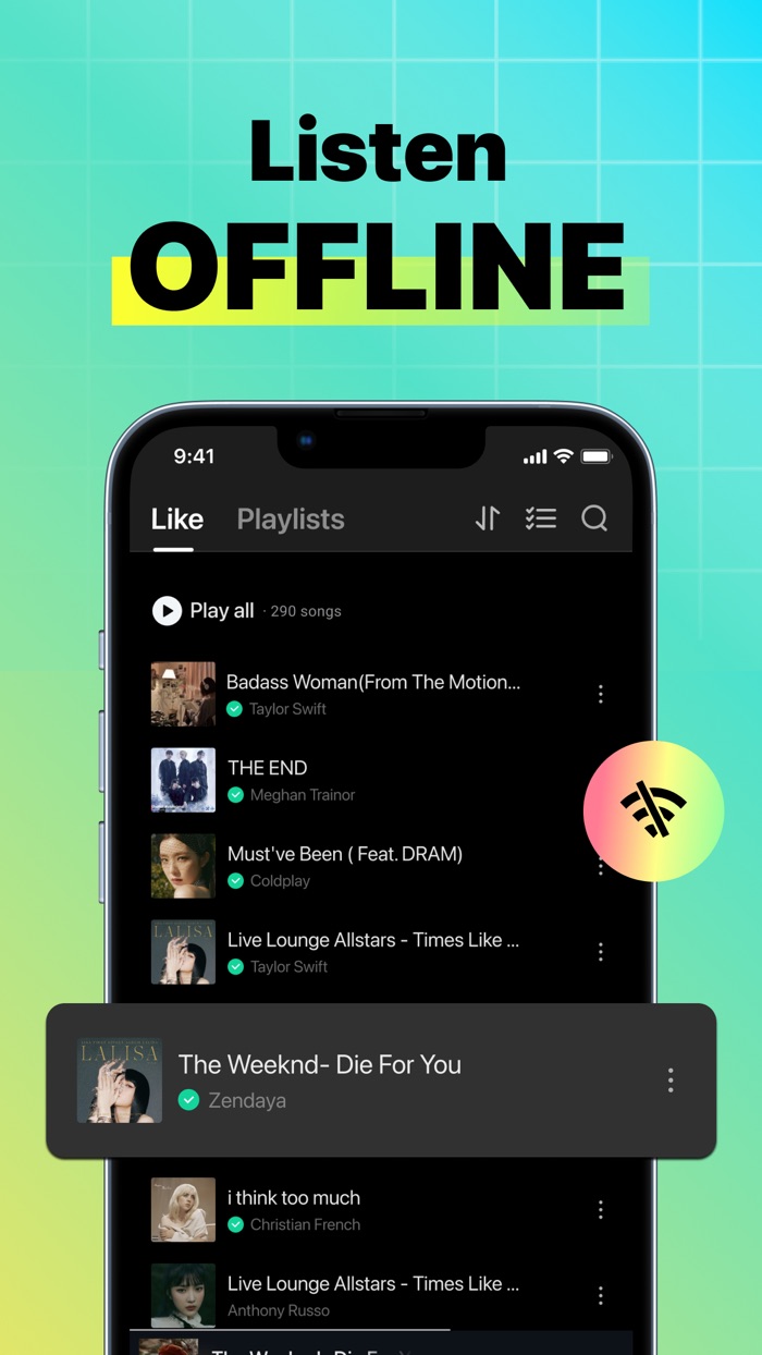 Listen Music—OfflineStreaming
