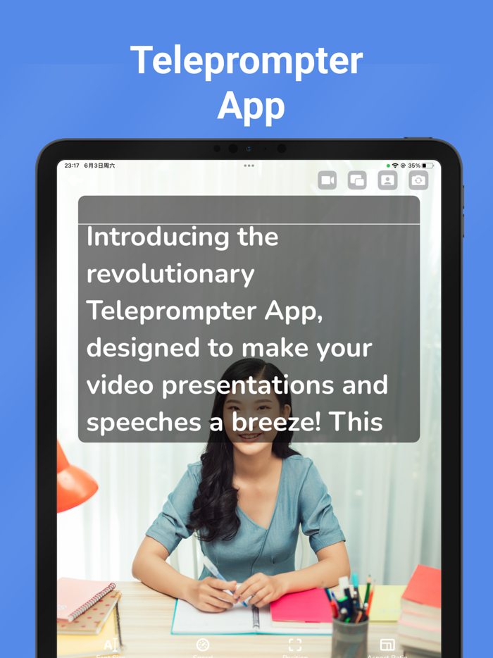 Video teleprompter App Lite Z