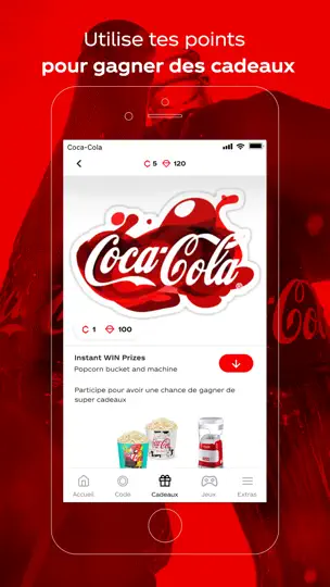 Capture d'écran de Coca-Cola: Tentez De Gagner sur iPhone 3