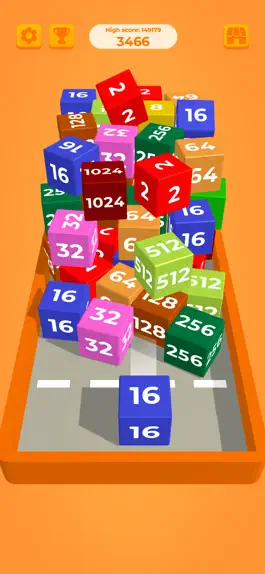 Game screenshot Chain Cube: 2048 3D Merge Game hack
