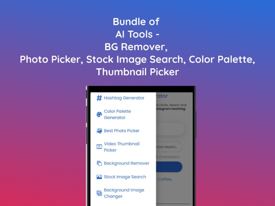 AI Hashatg Generator by Predis iPad screenshot 2 - Productivity app